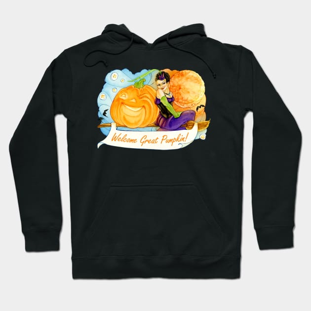 The Great Pumpkin is Coming to Town Hoodie by dreaming_hazel